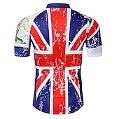 Bărbați Jersey de ciclism Cu model UK Steag Național Manșon scurt Bicicletă Jerseu Topuri cu 3 buzunare spate Ciclism montan Ciclism stradal Rezistent la UV Uscare rapidă Înapoi de buzunar ieftine Tricouri pentru bărbați-Bărbați Jersey de ciclism Cu model UK Steag Național Manșon scurt Bicicletă Jerseu Topuri cu 3 buzunare spate Ciclism montan Ciclism stradal Rezistent la UV Uscare rapidă Înapoi de buzunar