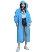 abordables Jardinería-Chubasquero reutilizable para mujer, ropa impermeable para hombre, poncho impermeable, capa de lluvia eva, cubierta de lluvia de plástico a la moda con capucha