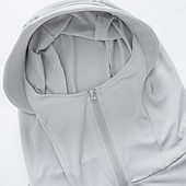 preiswerte Wasserdichte Jacken-Frauen UPF 50+ UV-Sonnenschutz Kapuzenpullover mit Reißverschluss Langarm Angeln Laufen Wanderjacke Sommer Außenbelüftung UV-beständig Frontreißverschluss Dehnbare Jacke Klettern Strand Camping