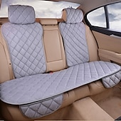 cheap Car Seat Covers-StarFire Cute Pink DIY Car Seat Cover Set, Universal Plush Seat Cushion, Protector Mat for Most Car Models