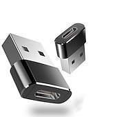 billiga Kablar-usb-c hona till usb hane adapter typ-c till usb laddare kontakt för iphone 12 13 pro max se airpods ipad air samsung galaxy s22 s21 note 20 a71 a72
