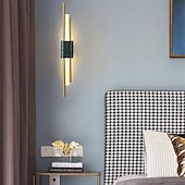 economico Luci da parete-Lampada Da Parete Moderna A Led Sfondo In Marmo Lampada Da Parete Albergo Scala Corridoio Camera Da Letto Lampada Da Comodino Soggiorno