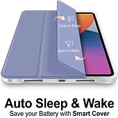 Χαμηλού Κόστους iPad θήκη-Δισκίο Θήκες Καλύμματα Για Apple iPad Air 5ο ipad 9th 8th 7th Generation 10.2 inch iPad Pro 3rd 11&#039;&#039; iPad Pro 2nd 11&#039;&#039; iPad Pro 1st 11&#039;&#039; 2022 2021 2020 2019 2018 Φορητά Μολυβοθήκη Trifold Stand
