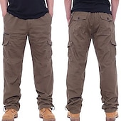 preiswerte Unterteile-Herren Cargohosen Wanderhose Wanderhosen Militär Sommer Außen Ripstop Atmungsaktiv Rasche Trocknung Tasche mit Reißverschluss Hosen / Regenhose Unten Armeegrün Armee-Gelb Baumwolle Jagd Angeln