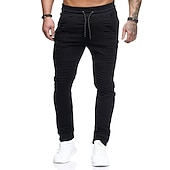 billige Joggebukser-jogging jogging joggebukser for menn uformelle solid snøring treningsbukser trendy slanke treningsbukser med midt midje armygrønn