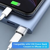 billiga Kablar-usb-c hona till usb hane adapter typ-c till usb laddare kontakt för iphone 12 13 pro max se airpods ipad air samsung galaxy s22 s21 note 20 a71 a72