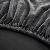 economico Rivestimento seduta e braccioli divano-copridivano elasticizzato copridivano in velluto elastico poltrona divano a due posti 4 o 3 posti grigio bordeaux rosso nero blu tinta unita morbido resistente lavabile