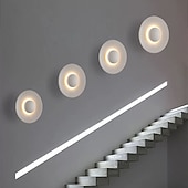 baratos Candeeiros de Parede de interior-Luz de parede interior moderna luz de escada led sala de estar quarto corredor luz luzes de parede acrílicas 220-240 v 10 w