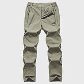 halpa Housut ja shortsit-Miesten Vaellushousut Työhousut Kesä Ulko- Hengittävä Kevyt Pehmeä Mukava Alaosat Musta Harmaa Kalastus Kiipeily Juoksu L XL XXL XXXL 4XL