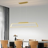 cheap Pendant Lights-Simple Modern Pendant Light LED Geometric Design Creative Restaurant Bar Lamp