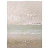 preiswerte Abstrakte Gemälde-Ölgemälde 100% Handarbeit, handgemalte Wandkunst auf Leinwand, vertikale, abstrakte Landschaft, rosa Meereslandschaft, moderne Heimdekoration, Dekoration, gerollte Leinwand, kein Rahmen, ungedehnt
