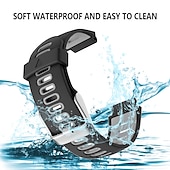 Недорогие Ремешки для часов Garmin-Ремешок для часов для Garmin Forerunner 220/230/235/620/630/735XT Approach S20 / S6 / S5 силиконовый Замена Ремень с помощью инструмента для удаления Дышащий Спортивный ремешок Браслет