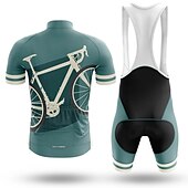 preiswerte Herrenbekleidungs-Sets-21Grams Herren Radtrikot mit Radhose kurz Trägern fahrradbekleidung set Kurzarm MTB Mountain Rennrad Grün Königsblau Rot Graphic Fahhrad Sportkleidung 3D-Pad Atmungsaktiv Rasche Trocknung /