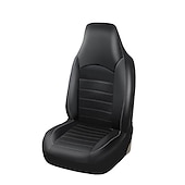 economico Coprisedili per auto-Copertura Universale per Sedile Anteriore Auto in PU Pelle Stile Moda Copertura Alta per Sedile Bucket Liscia Adatta alla Maggior Parte dei Veicoli
