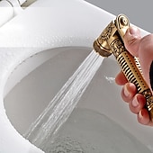 economico Rubinetti per bidet-bidet autopulente rame antico monoforo cromo spazzolato
