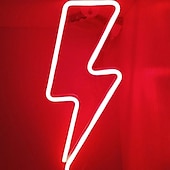 halpa LED-neonvalot-led valovalo salama muoto yövalo joulu halloween juhla koriste lahja usb tai paristokäyttöinen seinäkoristelu