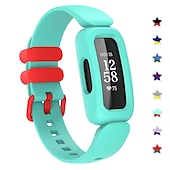 זול להקות שעונים של Fitbit-צפו בנד ל פיטביט Ace 3 סיליקון רך תַחֲלִיף רצועה עם קייס עמיד במים מתכוונן צמיד