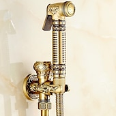 economico Rubinetti per bidet-bidet autopulente rame antico monoforo cromo spazzolato