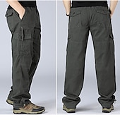 preiswerte Unterteile-Herren Cargohosen Wanderhose Wanderhosen Militär Sommer Außen Ripstop Atmungsaktiv Rasche Trocknung Tasche mit Reißverschluss Hosen / Regenhose Unten Armeegrün Armee-Gelb Baumwolle Jagd Angeln