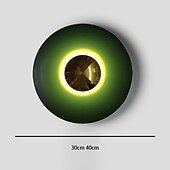 levne Vnitřní nástěnná světla-moderní interiérové nástěnné světlo v severském stylu led kulaté designové barevné ložnice jídelna obývací pokoj kovová nástěnná svítidla 220-240v