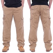 preiswerte Unterteile-Herren Cargohosen Wanderhose Wanderhosen Militär Sommer Außen Ripstop Atmungsaktiv Rasche Trocknung Tasche mit Reißverschluss Hosen / Regenhose Unten Armeegrün Armee-Gelb Baumwolle Jagd Angeln