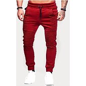 billige Joggebukser-jogging jogging joggebukser for menn uformelle solid snøring treningsbukser trendy slanke treningsbukser med midt midje armygrønn