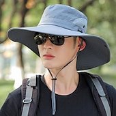 levne Outdoorové pokrývky hlavy-Slamák Rybářský klobouk Dağcı Şapkası Čepice UV ochrana proti slunci Rychleschnoucí Lehká váha Léto Jaro Široký okraj Pánské Dámské Rybaření Činnost