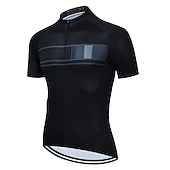 preiswerte Herrenbekleidungs-Sets-21Grams Herren Radtrikot mit Radhose kurz Trägern fahrradbekleidung set Kurzarm MTB Mountain Rennrad Schwarz Grün Dunkelgrün Streifen Fahhrad Sportkleidung 3D-Pad Atmungsaktiv Rasche Trocknung /