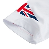 voordelige Heren shirts-Voor heren Wielrenshirt Met Patroon Zwitserland Denemarken Korte mouw Fietsen Shirt Kleding Bovenlichaam met 3 achterzakken Bergracen Wegwielrennen UV-bestendig Sneldrogend Achterzak Vochtregelerend