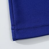 levne Pánské klasické polo-Pánské Polo trička Golfová košile Venkovní Ležérní Polo límec Žebrovaný polo límec Krátký rukáv Klasické Proužky Tlačítko Přední Tlačítko dolů Léto Běžný Modrá moře Černá Bílá Světlá růžová Rubínov