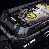 رخيصةأون حقائب الدراجة-WILD MAN 1.2 L حقيبة دراجة الإطار الشاشات التي تعمل باللمس عاكس مقاوم للماء حقيبة الدراجة جلد PU TPU EVA حقيبة الدراجة حقيبة الدراجة أخضر للجنسين