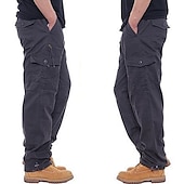 preiswerte Unterteile-Herren Cargohosen Wanderhose Wanderhosen Militär Sommer Außen Ripstop Atmungsaktiv Rasche Trocknung Tasche mit Reißverschluss Hosen / Regenhose Unten Armeegrün Armee-Gelb Baumwolle Jagd Angeln