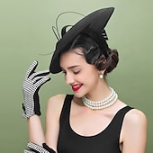 cheap Fascinators-Women&#039;s Fascinators Pillbox Hat Cap Weddings Straw Fedora Vintage Sinamay Base Hats for Kentucky Tea Party Horse Race Ladies Day Headpiece dress to impress Race Day Dress