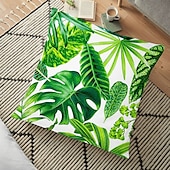 baratos estilo floral e plantas-conjunto clássico de 6 fronha de algodão / capa de almofada, novidade botânica clássica retro tradicional / clássica almofada de linho falso para sofá sofá-cama poltrona verde