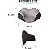 ieftine Tetiere și Perne Lombare Auto-Starfire pernă pentru tetieră pentru scaun auto design ergonomic spumă cu memorie cap de pernă pentru suport pentru gât cap de umăr pentru dormit odihnă în mașină birou acasă 1 pachet