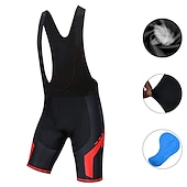 billiga Shorts, tights och byxor för män-Herr Cykelvägshorts Bib-shorts Cykel Haklappshorts Underdelar Bergscykling Vägcykling sporter 3D Tablett Cykel Andningsfunktion Snabb tork Blå Grön Polyester Elastan Kläder Cykelkläder