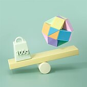cheap Magic Cubes-Toy Cube Twist Puzzle 24 Wedges, Large Size Macaron Magic Snake Toy Brain Teaser Stocking Stuffers Party Favors Game Goodie Bags Fillers for Teenagers Adults Teens