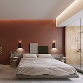 tanie Kinkiety wewnętrzne-2 sztuk nowoczesny kryty kinkiet led metal mały kinkiet unikalny styl 10w up down kinkiet led lampka nocna do sypialni salon restauracja