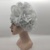 economico Cappelli per feste-Copricapo Accessori per capelli Seta come raso turbanti Festa / Serata Per eventi Kentucky Derby cocktail Astco reale Stile etnico Con Floreale A strati Copricapo Copricapo