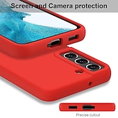 Недорогие Чехлы для Samsung-телефон Кейс для Назначение SSamsung Galaxy S24 S23 S22 S21 S20 Plus Ultra А73 А53 А33 A42 S25 Ультра Кейс на заднюю панель Силиконовый чехол противокапельный Защита от удара Однотонный Силикон