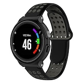זול רצועות שעונים של Garmin-צפו בנד ל גרמין Forerunner 220/230/235/620/630/735XT Approach S20 / S6 / S5 סיליקון רך תַחֲלִיף רצועה עם כלי ההסרה מתכוונן רצועת ספורט צמיד