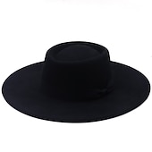 cheap Party Hats-Hats Flannel Bucket Hat Party / Evening Holiday Kentucky Derby Melbourne Cup Cocktail Simple Solid Color With Bowknot Headpiece Headwear