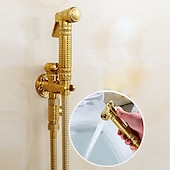 economico Rubinetti per bidet-bidet autopulente rame antico monoforo cromo spazzolato