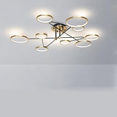billige Taklamper med dimming-142 cm dimbar taklampe led nordisk stil metall sirkelmalte overflater moderne 220-240v