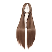 cheap Party Wigs-40 100cm Anime Costume Long Straight Cosplay Wig Party Wig Carnival Cosplay Party Wigs