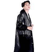 abordables Jardinería-Chubasquero reutilizable para mujer, ropa impermeable para hombre, poncho impermeable, capa de lluvia eva, cubierta de lluvia de plástico a la moda con capucha
