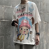 baratos Gráfico de personagem de desenho animado e filme-One Piece Nami Roronoa Zoro Tony Tony Chopper Japonesa/Curta Desenho Mangá Anime 3D Harajuku Arte Gráfica Kawaii Para Casal Homens Mulheres Adulto Regresso à Escola Impressão 3D