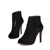 abordables Bottines-sandales à talons hauts à lanières bleues pour femmes - talons aiguilles à bout ouvert pour les fêtes et les occasions spéciales