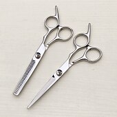 voordelige Hondenverzorgingsbenodigdheden-4 stks/set kappersschaar haar schaar professionele kappersschaar snijden dunner schaar kapper shear accessoires: