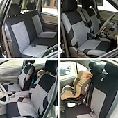 billiga Sätesövdrag till bilen-2 st Bilsätesskydd för Framsäten Mjuk Vattentät Andningsfunktion för